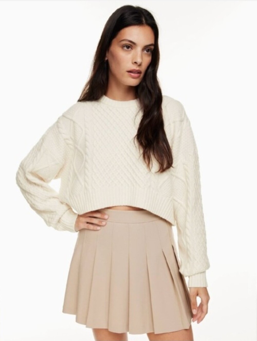 Sunday Best Peggy Cropped Sweater